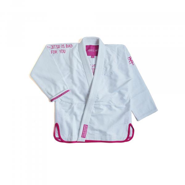 Kimono do BJJ dla dorosłych Manto x Ktof Balaclava Gi białe