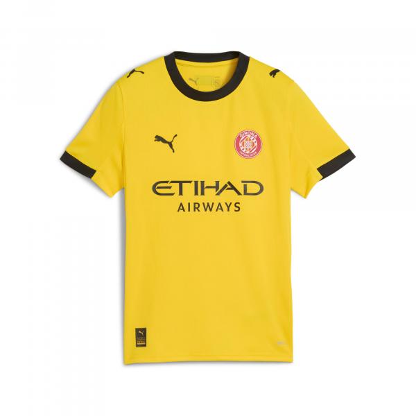 Młodzieżowa koszulka wyjazdowa Girona FC 25/26 PUMA Faster Yellow Red