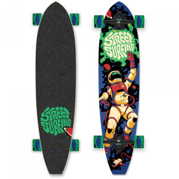 Longboard Street Surfing Cut Kicktail 36\