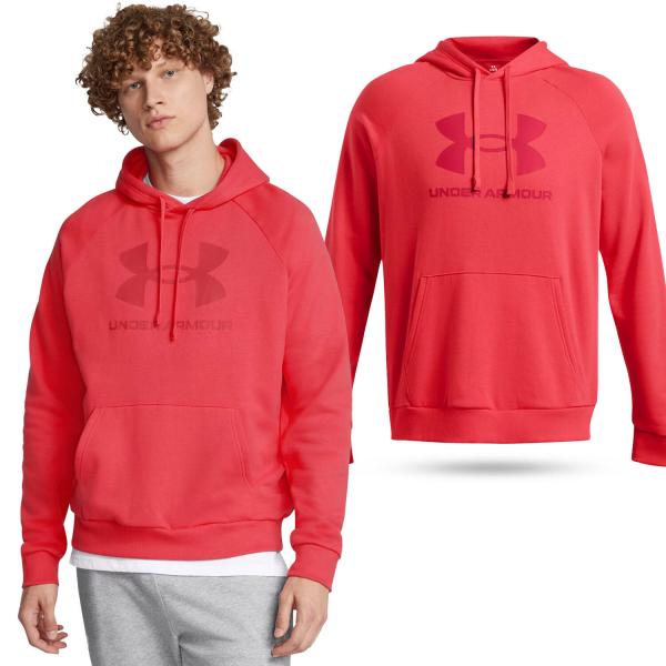 Bluza fitness męska UNDER ARMOUR Rival Fleece Logo Hoodie z kapturem