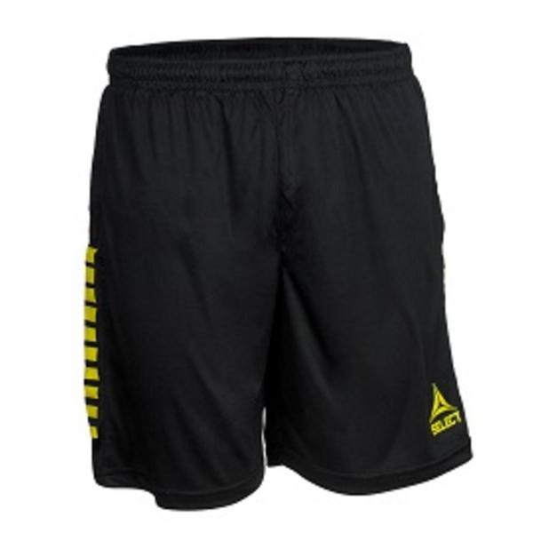 SELECT Spodenki SPAIN black/yellow