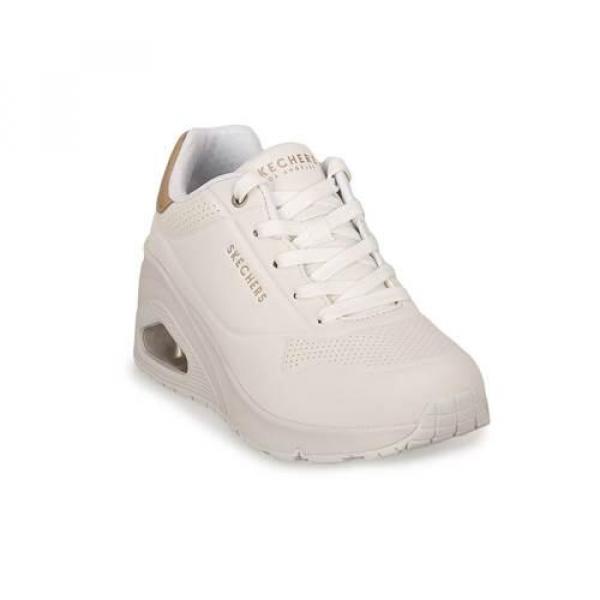 Buty do chodzenia damskie Skechers Wht Uno Wedge
