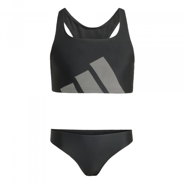 Zestaw bikini dla dzieci z dużym logo i tyłem typu C-back