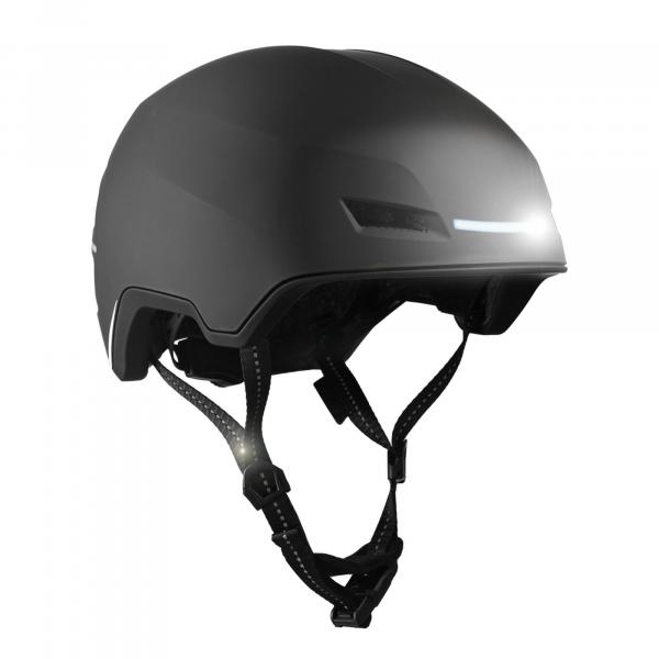 Kask E-Bike dla dorosłych | Certyfikat NTA 8776 | Czarny z LED