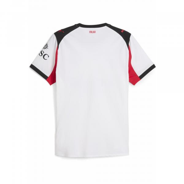Męska koszulka wyjazdowa authentic AC Milan 25/26 PUMA White For All Time Red