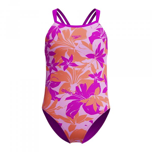 Strój pływacki jednoczęściowy dziecięcy Speedo Printed Twinstrap