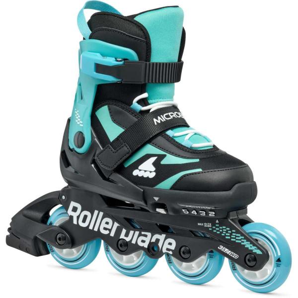 Rolki Rollerblade Microblade Black Light Blue Fitness Rekreacja Dla dzieci