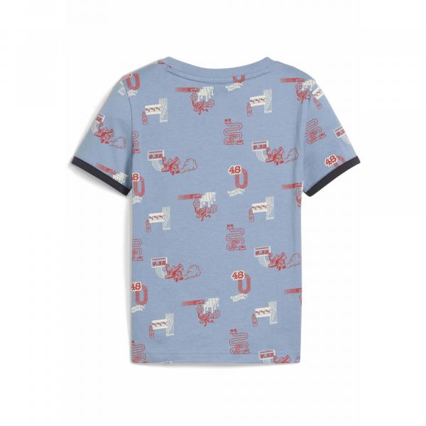 Dziecięca koszulka Little Runners PUMA Cool Blue