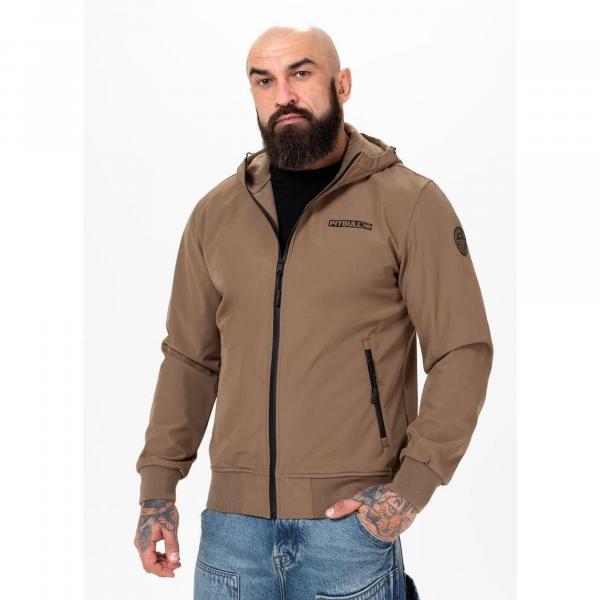 Kurtka męska Pitbull z kapturem Softshell Midway II