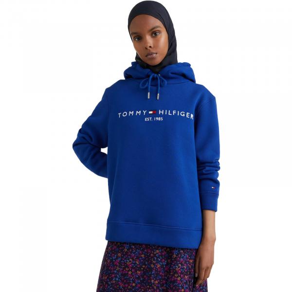 Bluza z kapturem Tommy Hilfiger Fleece Logo Hoody, Kobiety