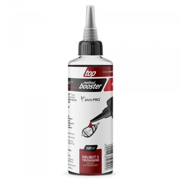 Booster Dodatek Do Zanęt Przynęt Matchpro Top Halibut & Truskawka 100Ml