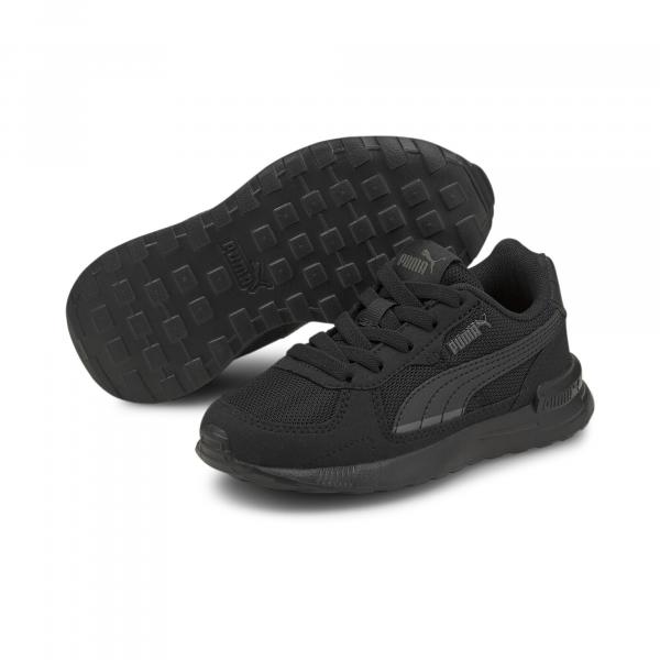 Dziecięce buty sportowe Graviton AC PUMA Black Dark Shadow Gray