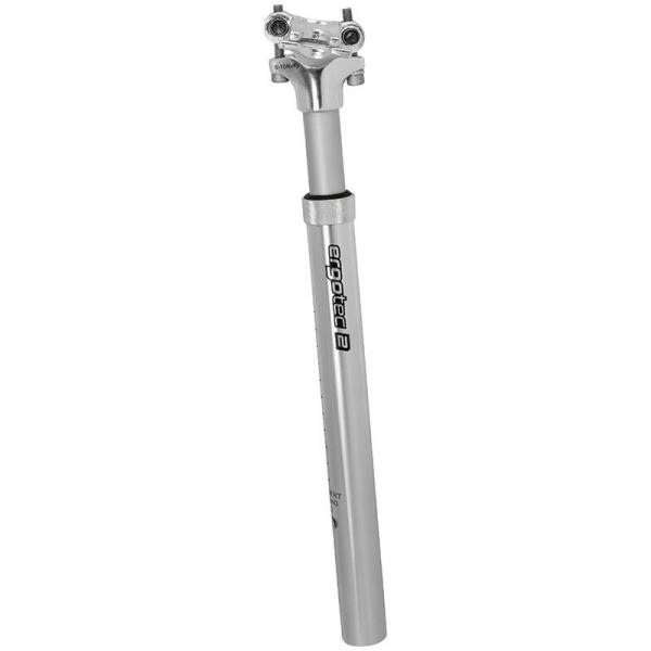 Teleskopowa Sztyca Podsiodłowa Sp-5.0 Ø27,2 Mm / 350 Mm - Srebrna