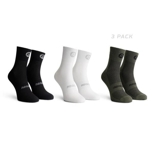 Skarpetki rowerowe Rogelli Core Combi 3-pak