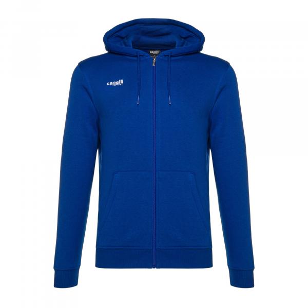 Bluza piłkarska męska Capelli Basics Adult Zip Hoodie