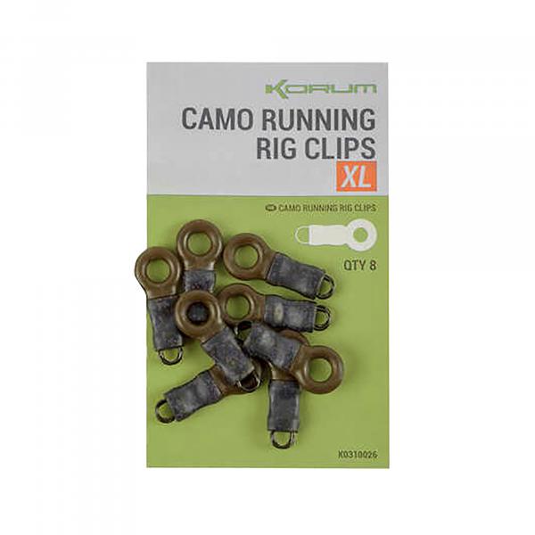 Łącznik do koszyczka Korum Running Rig Clips Camo