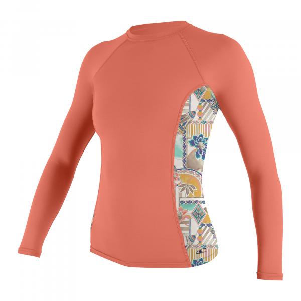 Longsleeve do pływania damski O'Neill Side Print Rash Guard