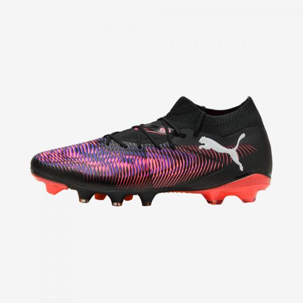 Buty piłkarskie FUTURE 8 MATCH FG/AG PUMA Black White Glowing Red