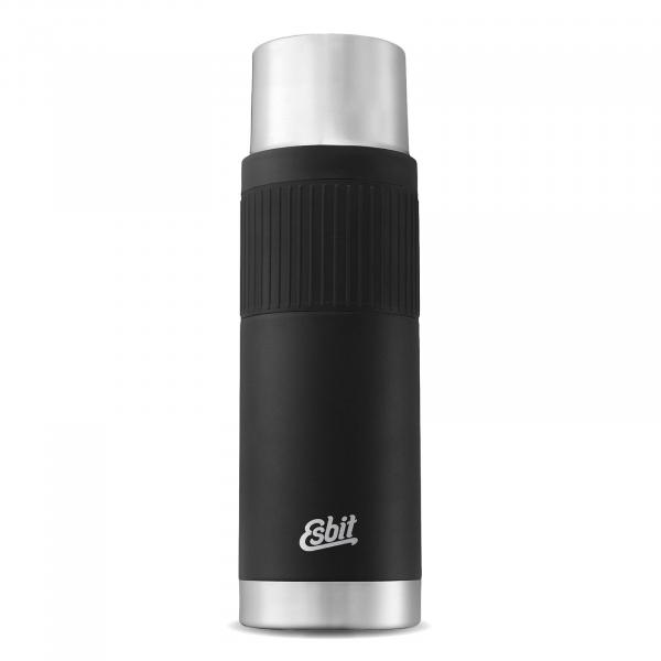 Termos Esbit Sculptor Vacuum Flask with Sleeve 1L - black