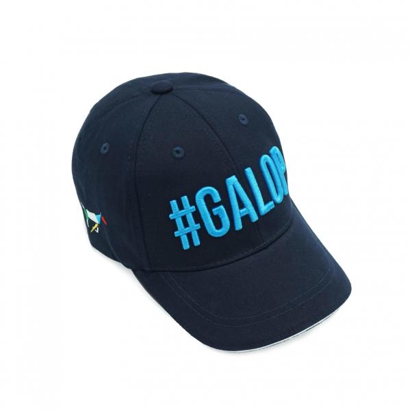 Czapka jeździecka z daszkiem GALOP WEAR #Galop z flagą Polski