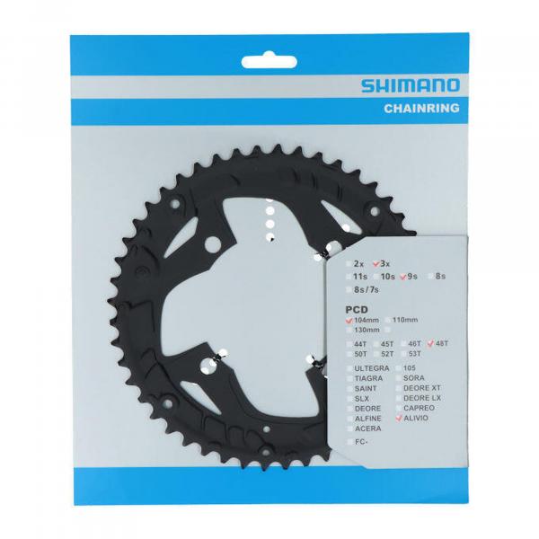 Tarcza Mechanizmu Korbowego Alivio Fc-T4060 - Czarna (Dla 48-38-28T)