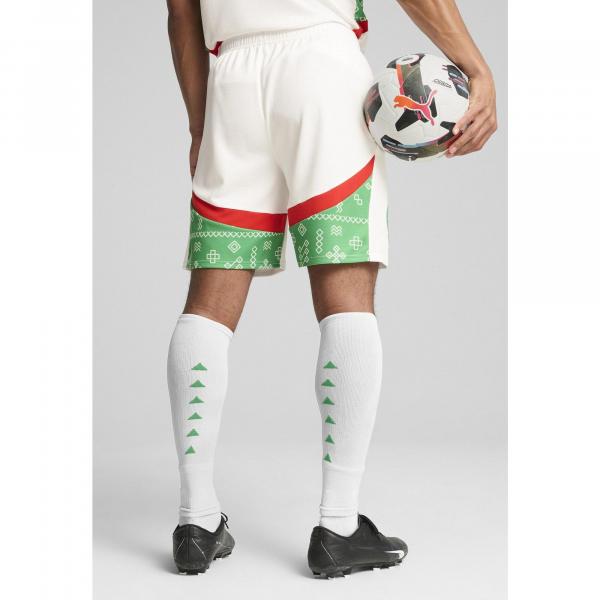 Męskie szorty Maroko 2025 PUMA White Fast Green Red
