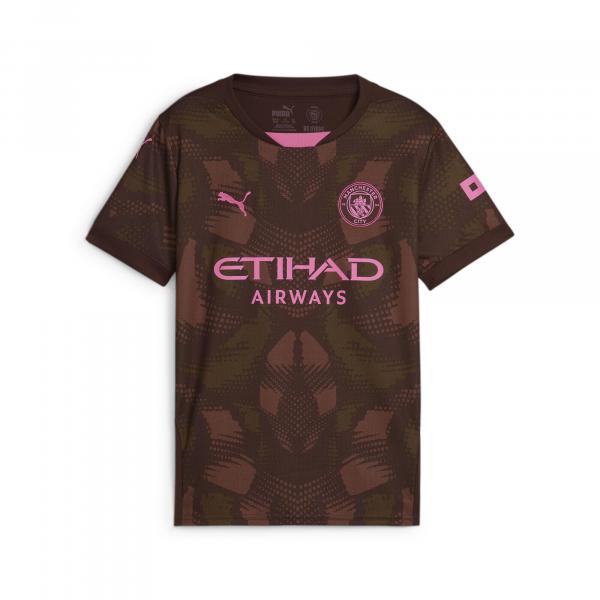 Młodzieżowa koszulka bramkarska z krótkim rękawem Manchester City 24/25 PUMA