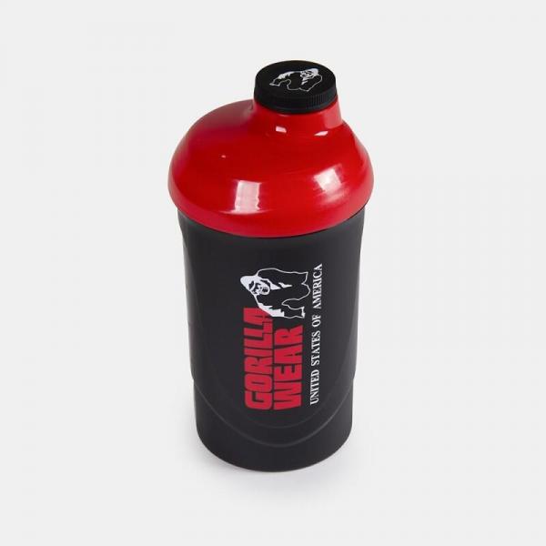 Wave Shaker 600ML - Czarny/Czerwony