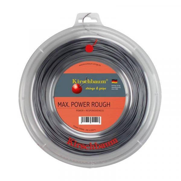 Naciąg do tenisa Kirschbaum Max Power Rough Anthracite 1,20 mm 200 m