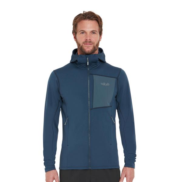 Bluza polarowa męska Rab Superflux Hoody z kapturem