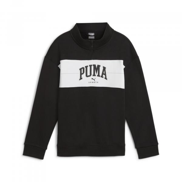 Młodzieżowa bluza z zamkiem 1/2 PUMA SQUAD PUMA Black