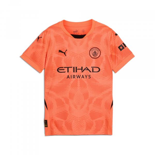 Młodzieżowa koszulka bramkarska z krótkim rękawem Manchester City 24/25 PUMA