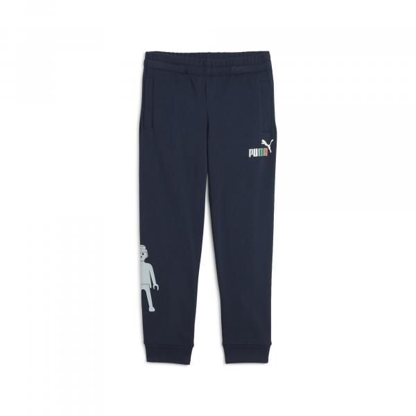 Dziecięce spodnie dresowe PUMA × PLAYMOBIL® PUMA Club Navy Blue