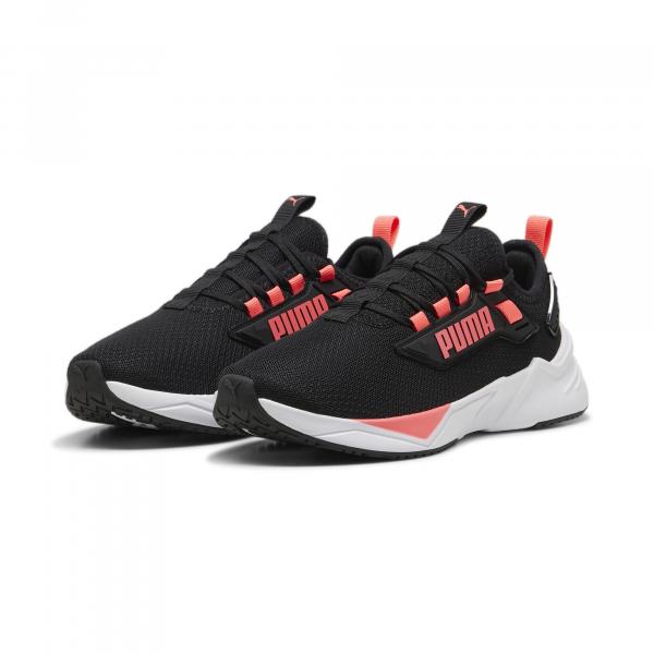 Buty do biegania unisex Retaliate 3 PUMA Black White Sunset Glow Pink