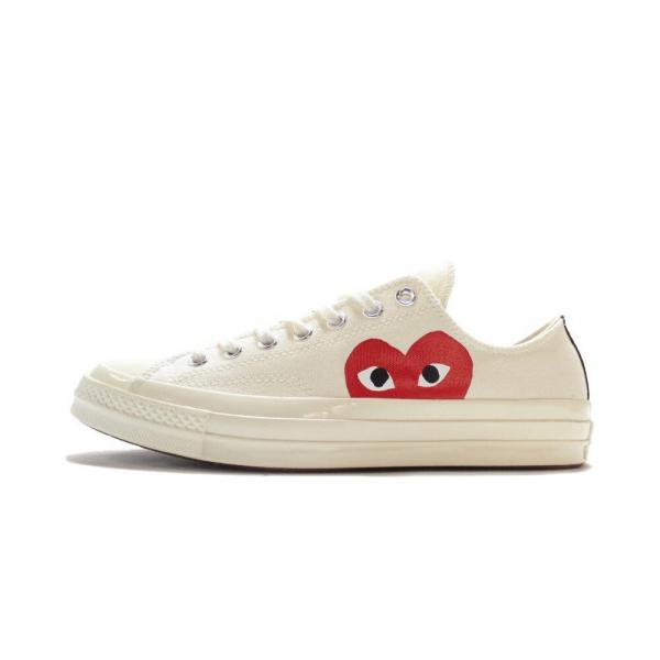 Buty do chodzenia dla dorosłych Converse Comme des Garçons Play Blanche Basse