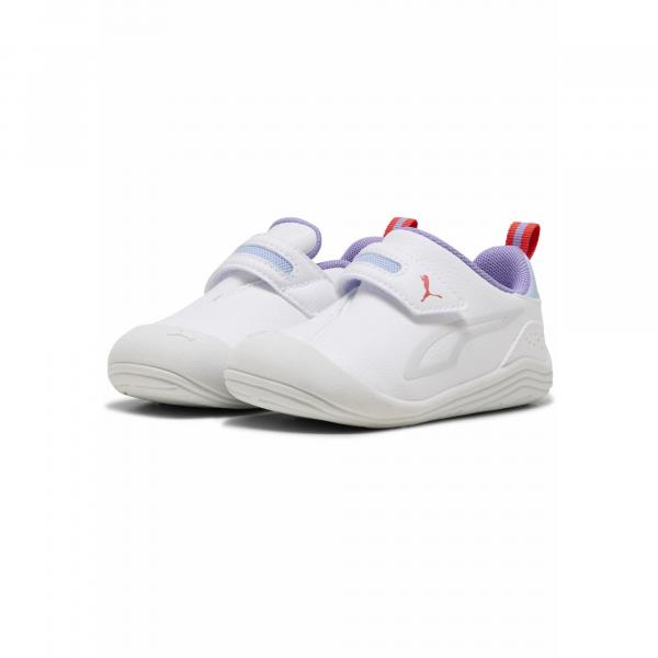 Sneakersy dla małych dzieci Kitten PUMA White Silver Mist Fierce Red Gray
