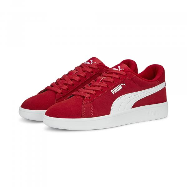 Młodzieżowe sneakersy Smash 3.0 Suede PUMA For All Time Red White