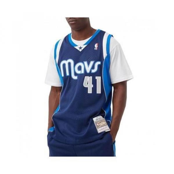 Koszulka męska do koszykówki Mitchell & Ness NBA Dallas Mavericks Dirk Nowitzki