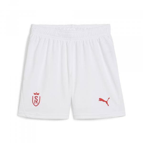 Młodzieżowe szorty piłkarskie Stade Reims PUMA White Red