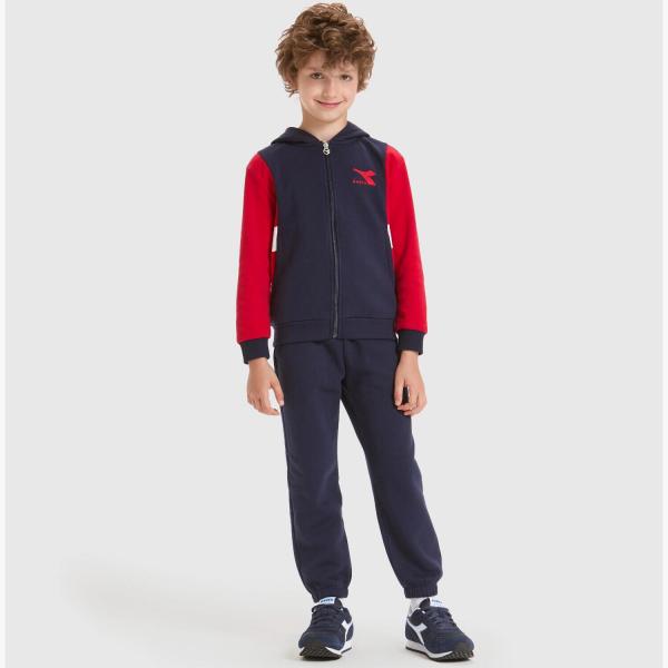 Zestaw dresowy chłopięcy DIADORA JB.TRACKSUIT HD FZ HOOPLA