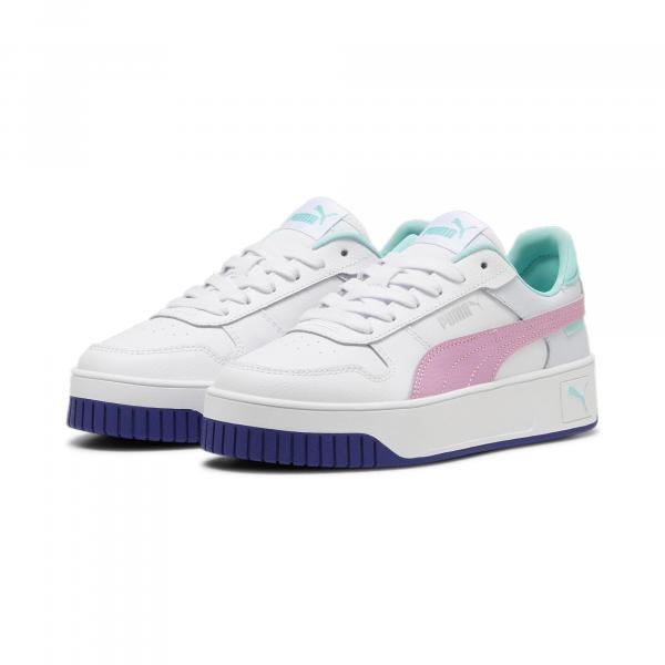 Młodzieżowe sneakersy Carina Street PUMA White Mauved Out Mint Pink Green