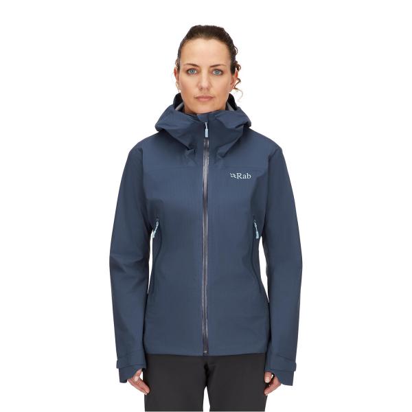Kurtka przeciwdeszczowa damska Rab Women's Downpour Light Jacket z kapturem
