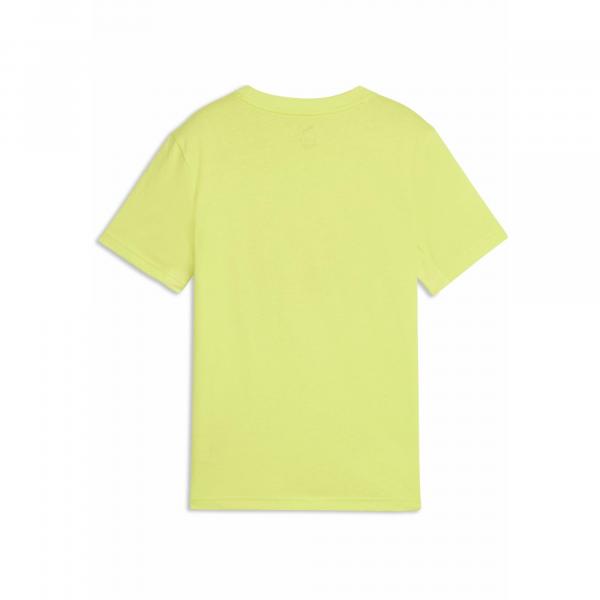Młodzieżowa koszulka Active Sports z grafiką PUMA Lemon Sherbert Yellow
