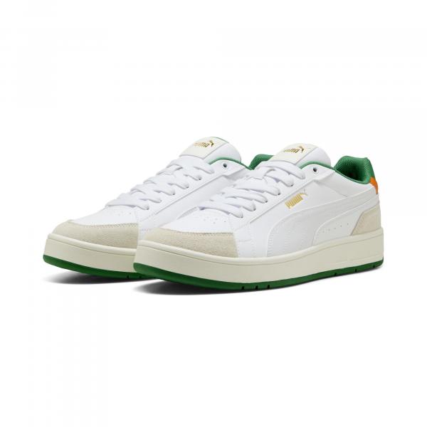 Sneakersy unisex Court Classico Sport PUMA Warm White Archive Green