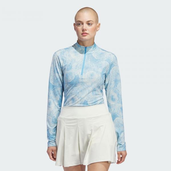 Półgolf Women's Ultimate365 Printed Quarter-Zip