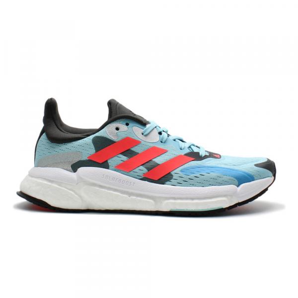 Kobieta Bieganie Buty Adidas Solar Boost 4 Niebieskie