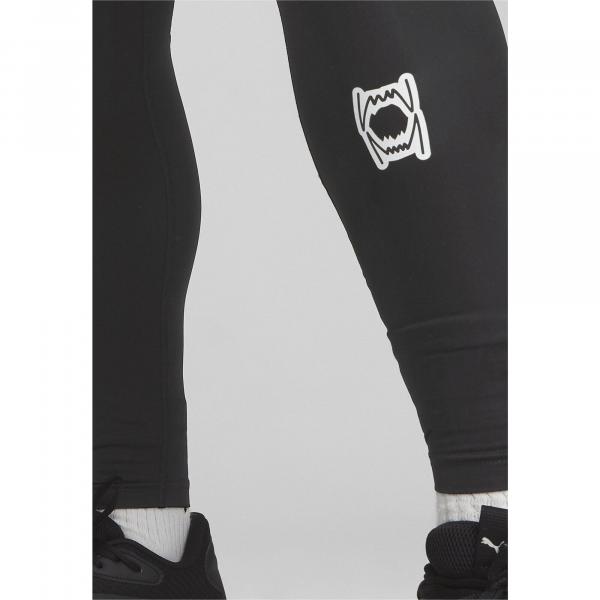 Męskie legginsy do koszykówki Hoops Team Baselayer PUMA Black