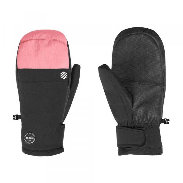 Zimowe rękawice snowboardowe i narciarskie Sporty zimowe Siroko PITZTAL Pink