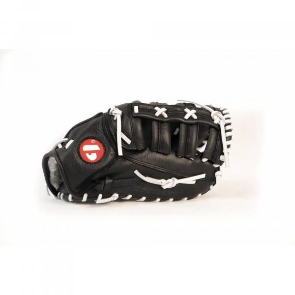 Rękawica baseballowa skórzana GL-301 REG czarna (do rzucania praworęcznymi)