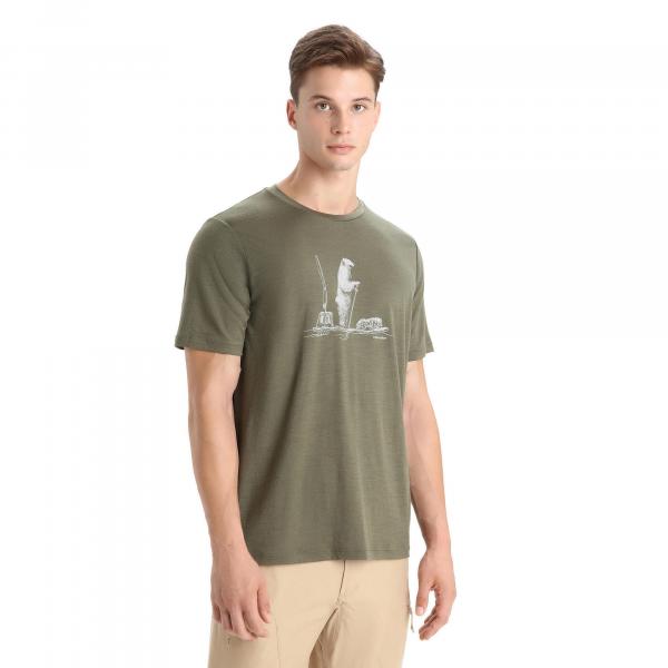 Koszulka Turystyczna Męska Icebreaker Tech Lite II SS Tee Polar Paddle T-Shirt